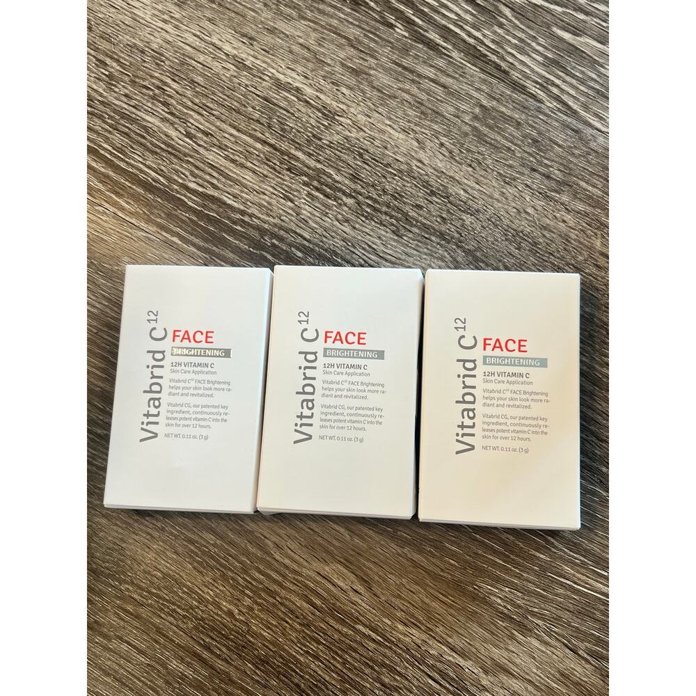 Vitabrid C12 Face Brightening 3-Pack Bundle 12H Vitamin C Powder ($204 Value)